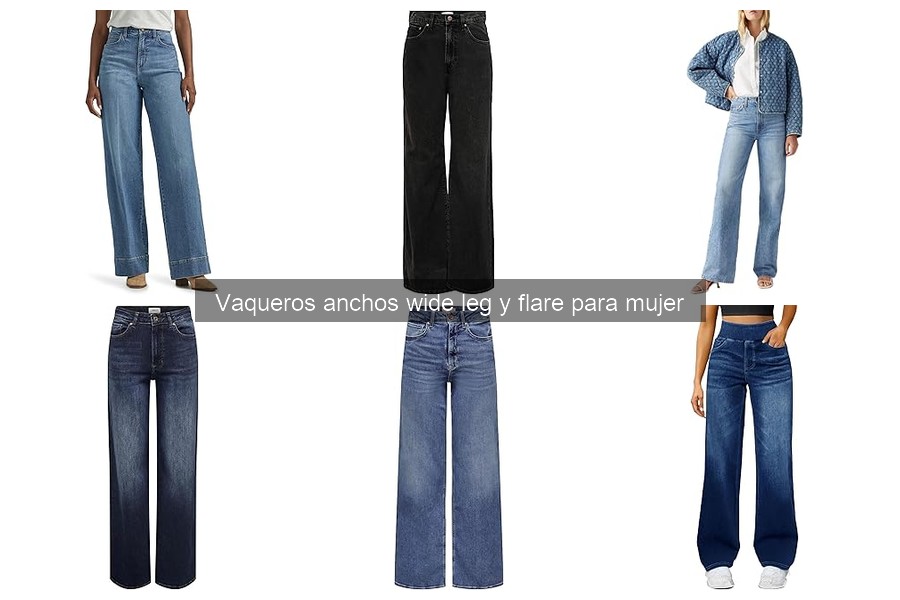 Opiniones sobre vaqueros anchos wide leg y flare para mujer