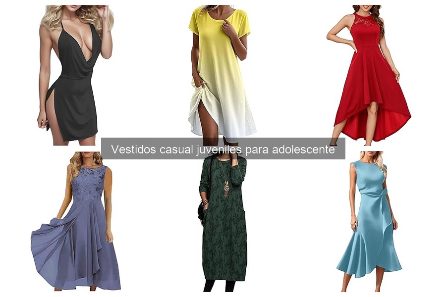 Opiniones sobre vestidos casuales juveniles de marcas populares