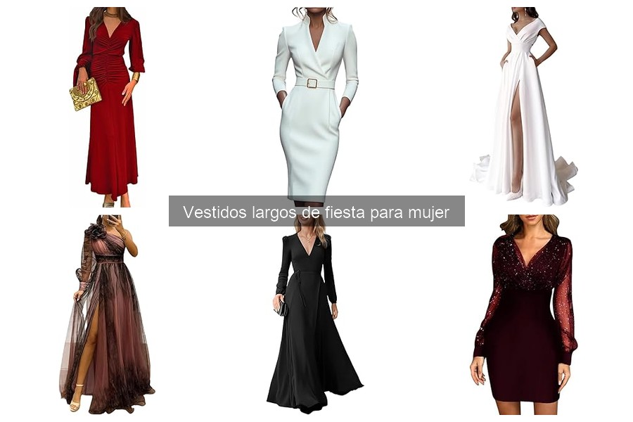 Opiniones sobre vestidos largos de fiesta para mujer