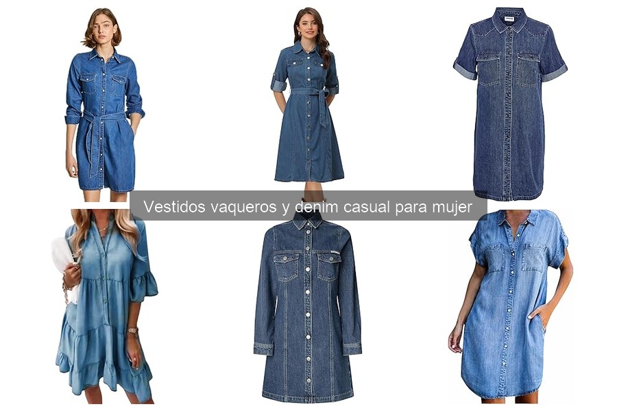 Opiniones sobre vestidos vaqueros para mujer de varias marcas
