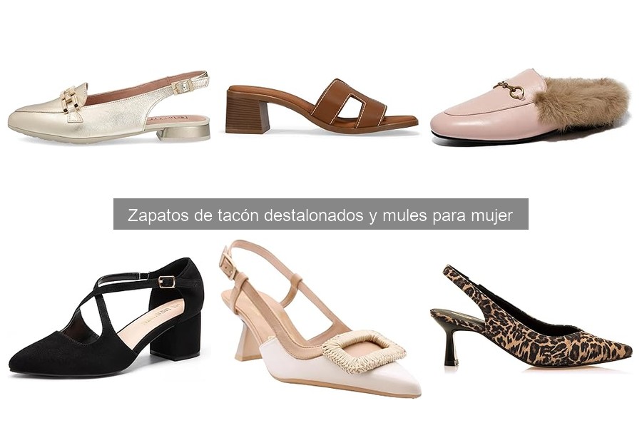 Opiniones sobre zapatos de tacón destalonados populares