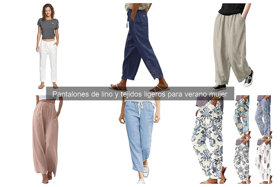 Pantalones de lino vs. pantalones de algodón para verano
