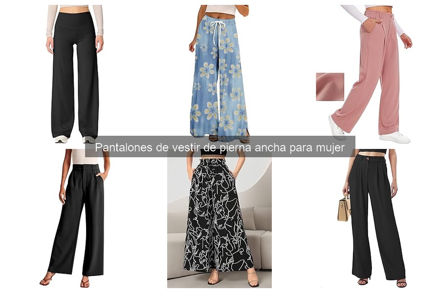 Pantalones de vestir de pierna ancha para mujer: ¿Qué son?