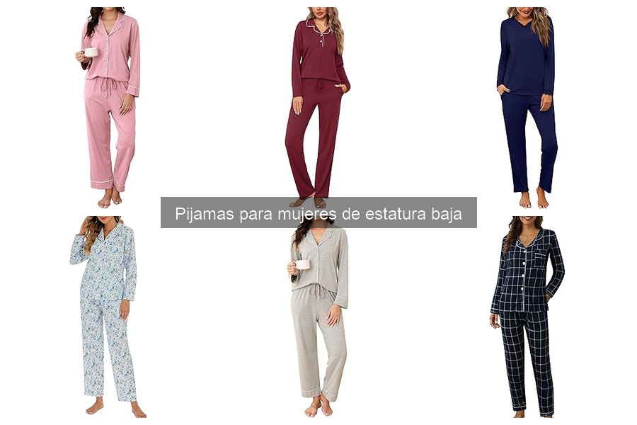 Pijamas ideales para mujeres bajas: ajuste y estilo