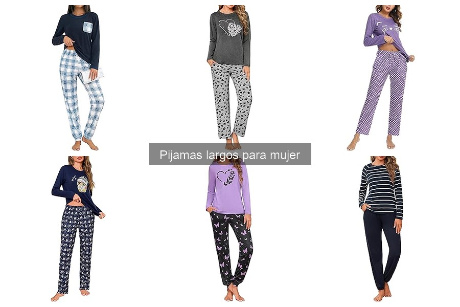 Pijamas largos frescos para noches de verano