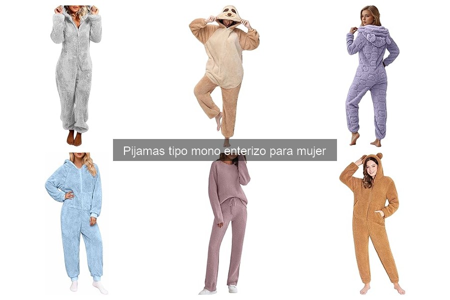 Pijamas tipo mono enterizo para ocasiones especiales