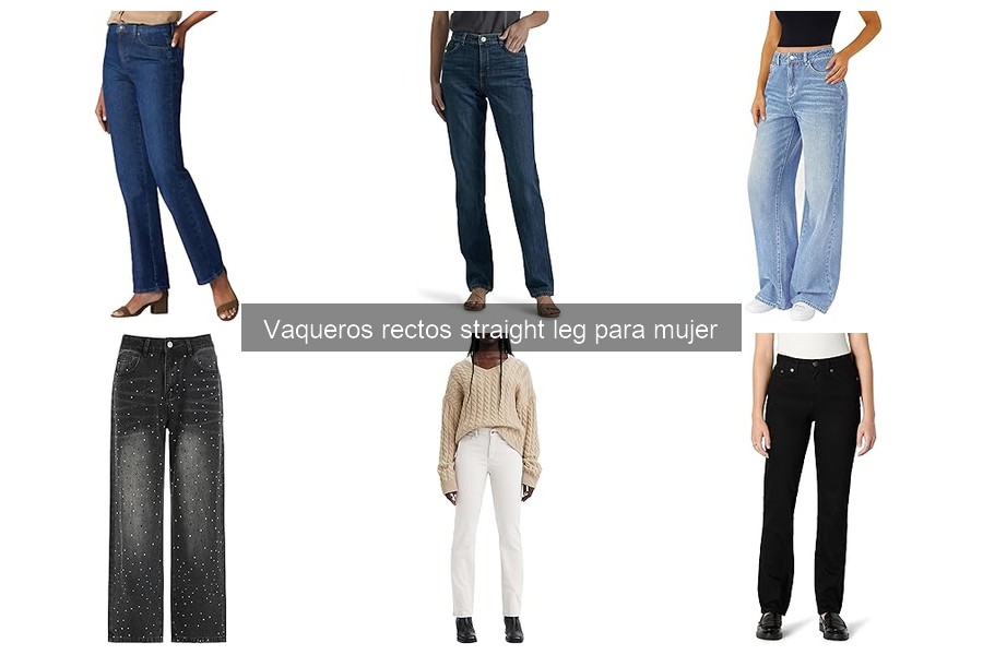 Precio promedio de vaqueros rectos para mujer: guía 2023