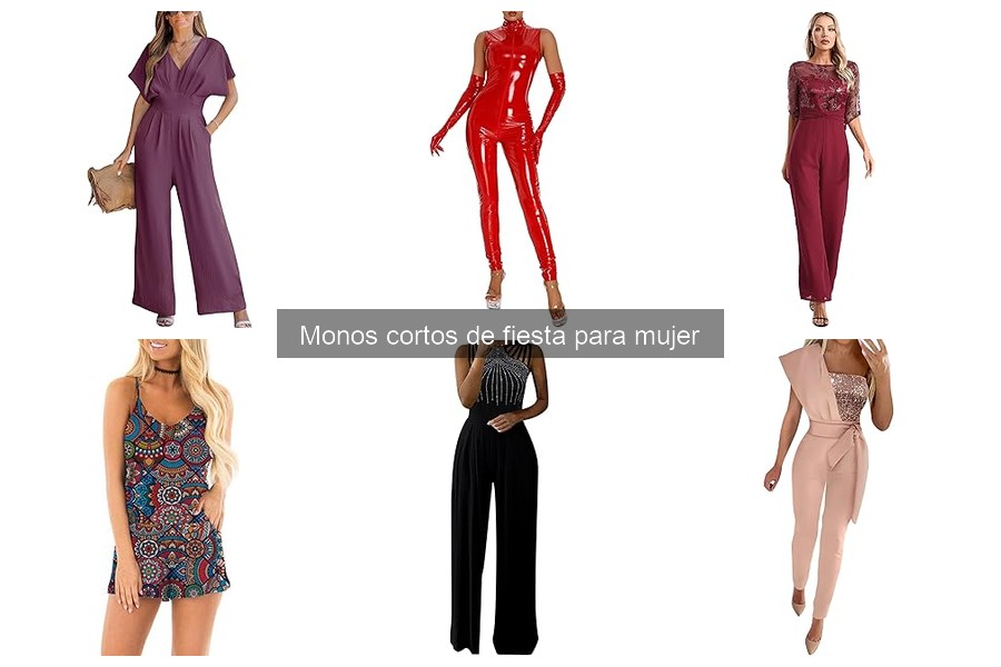 Precios de monos cortos de fiesta para mujer y dónde comprarlos