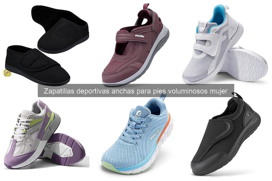 Precios de zapatillas deportivas anchas para mujer