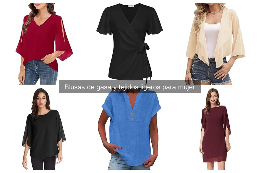 Precios promedio de blusas de gasa para mujer en 2023
