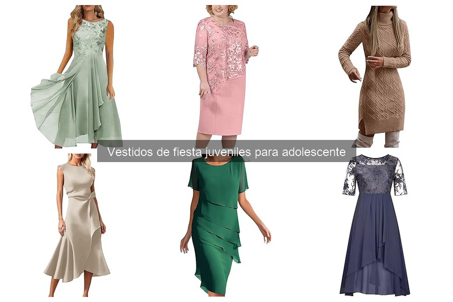 Precios promedio de vestidos de fiesta juveniles para adolescentes