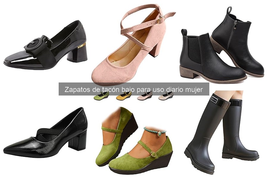 Problemas Comunes al Usar Zapatos de Tacón Bajo para Mujer