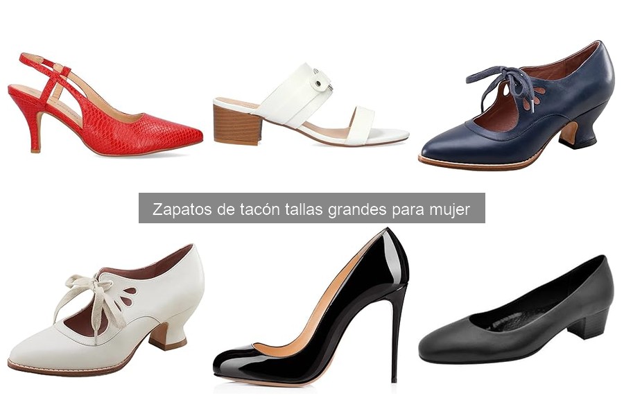 Problemas comunes al usar zapatos de tacón tallas grandes
