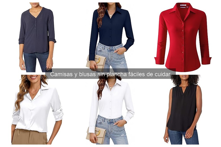 Problemas comunes con camisas y blusas sin plancha