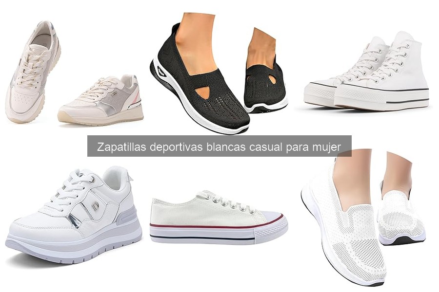 Problemas comunes con zapatillas deportivas blancas para mujer