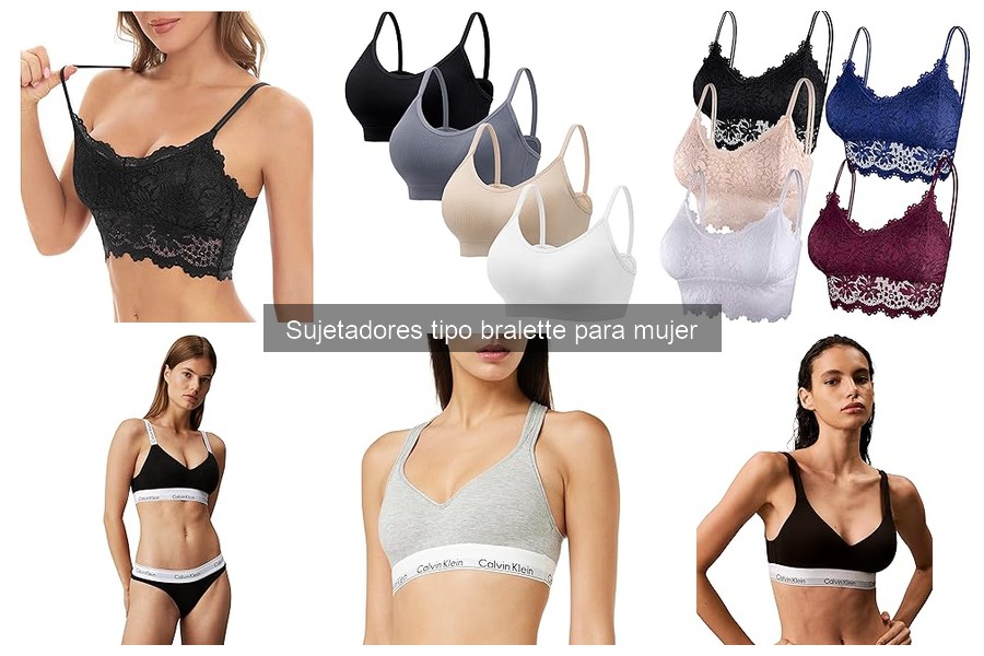 ¿Qué es un sujetador bralette? Características y diferencias