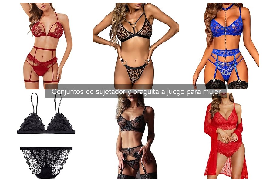 ¿Qué son los conjuntos de sujetador y braguita a juego?