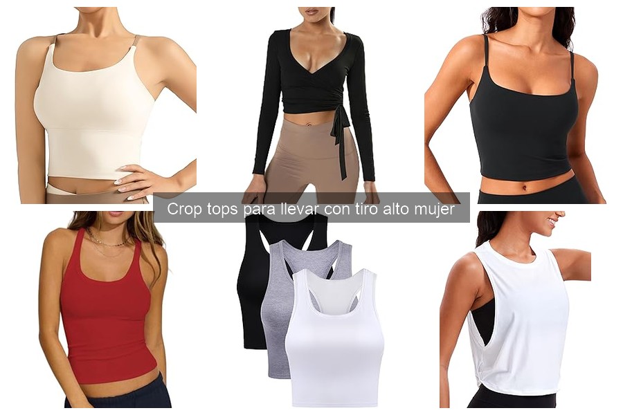 ¿Qué son los crop tops? Combínalos con tiro alto