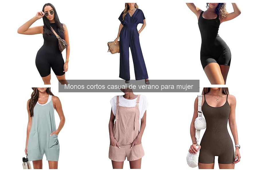 ¿Qué Son los Monos Cortos Casual de Verano para Mujer?