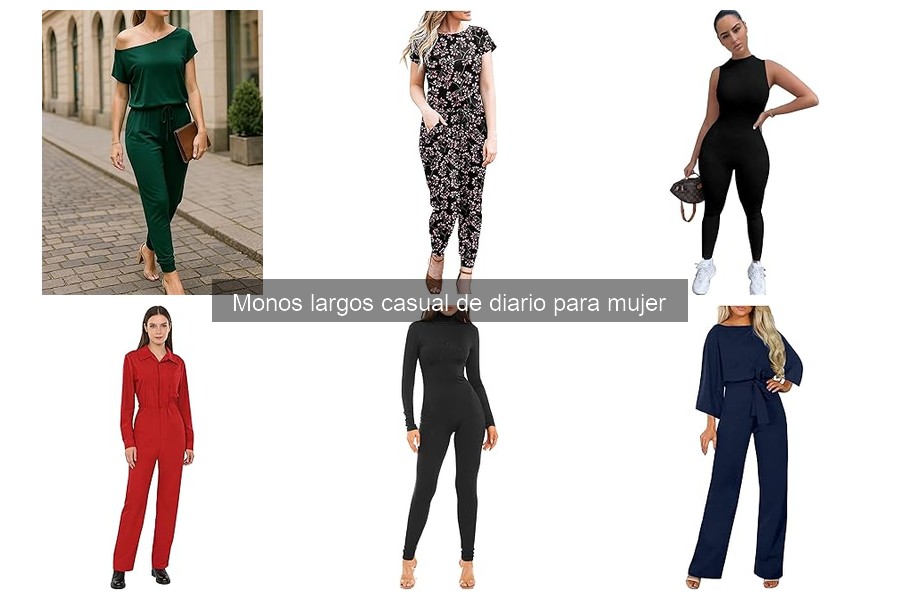 ¿Qué son los monos largos casuales para mujer?