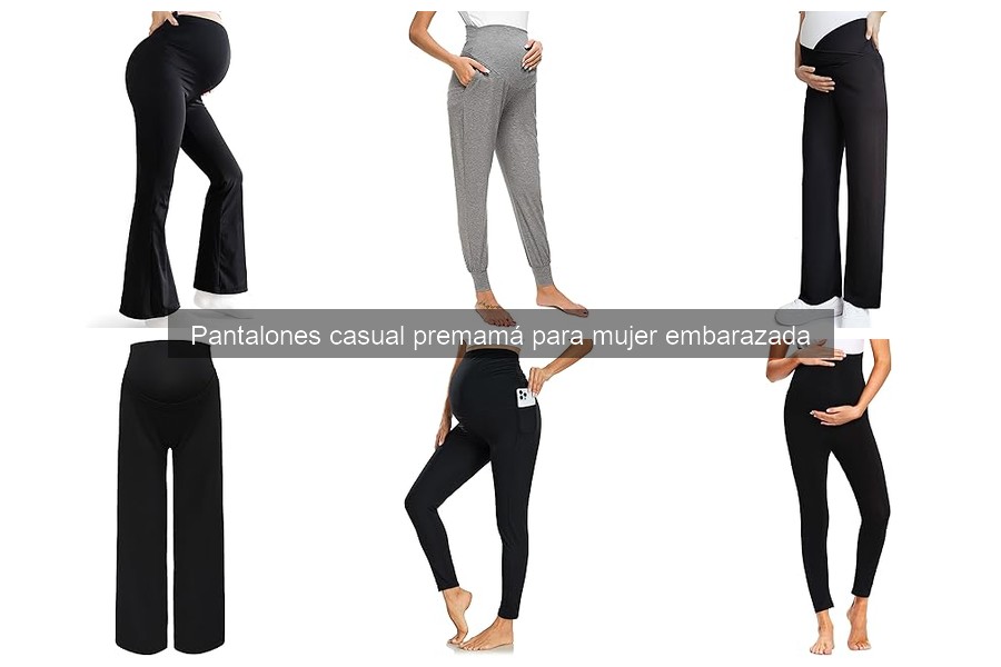 Qué son los pantalones casual premamá para mujer embarazada