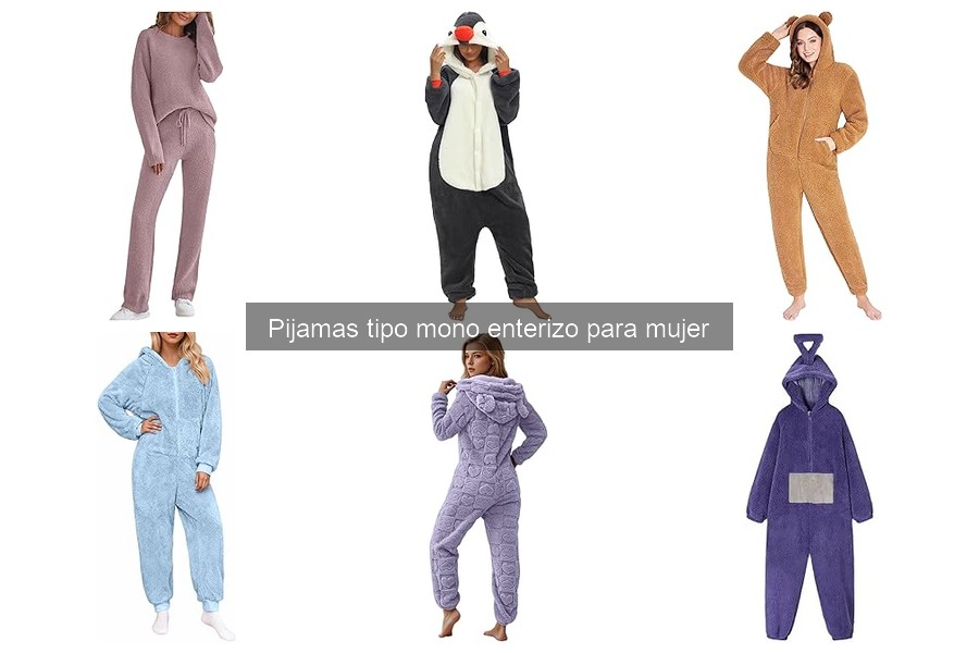 ¿Qué son los pijamas tipo mono enterizo para mujer?