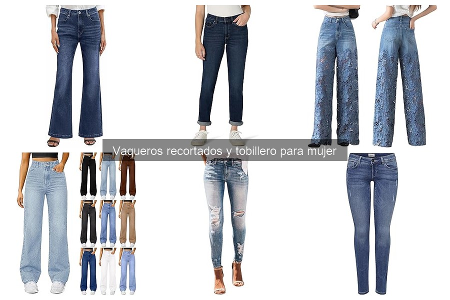 Qué son los vaqueros recortados y tobillero para mujer