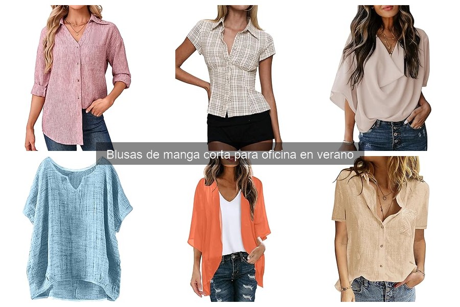 Reseñas de blusas de manga corta para oficina en verano
