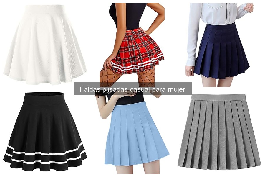 Reseñas de faldas plisadas casual para mujer
