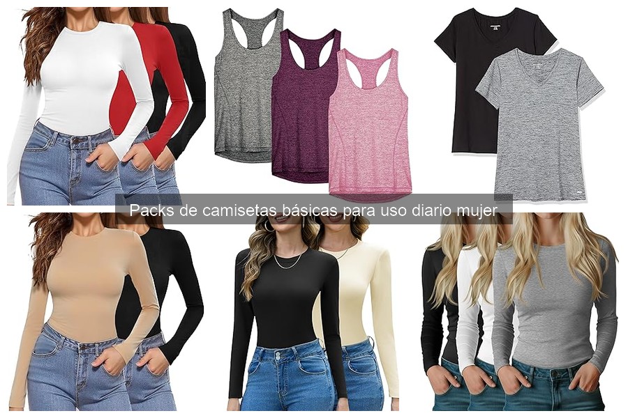 Soluciona problemas comunes al usar camisetas básicas mujer