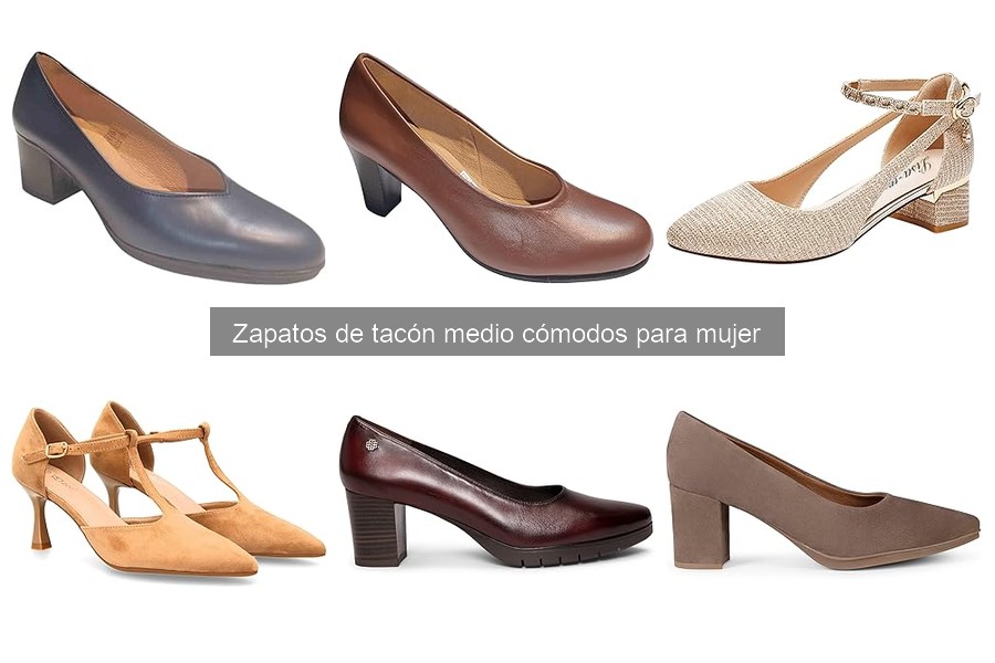 Soluciones a problemas comunes con zapatos de tacón medio cómodos