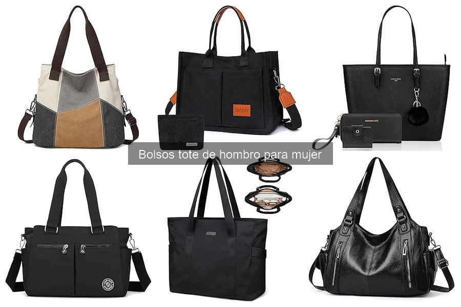 ¿Son resistentes los bolsos tote de hombro para mujer?
