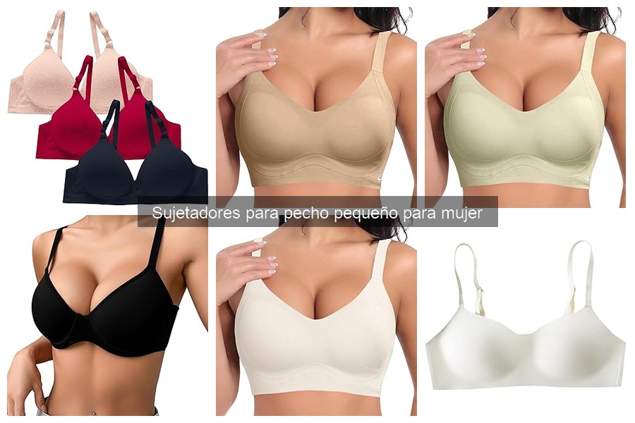 Sujetadores ideales para pecho pequeño en mujer