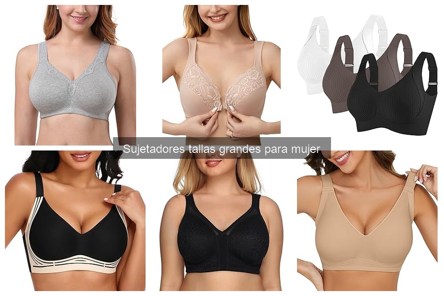 Sujetadores Tallas Grandes para Ocasiones Especiales