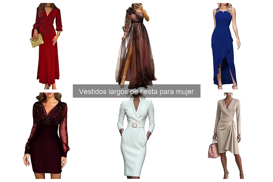 Tendencias 2023 en vestidos largos de fiesta para mujer