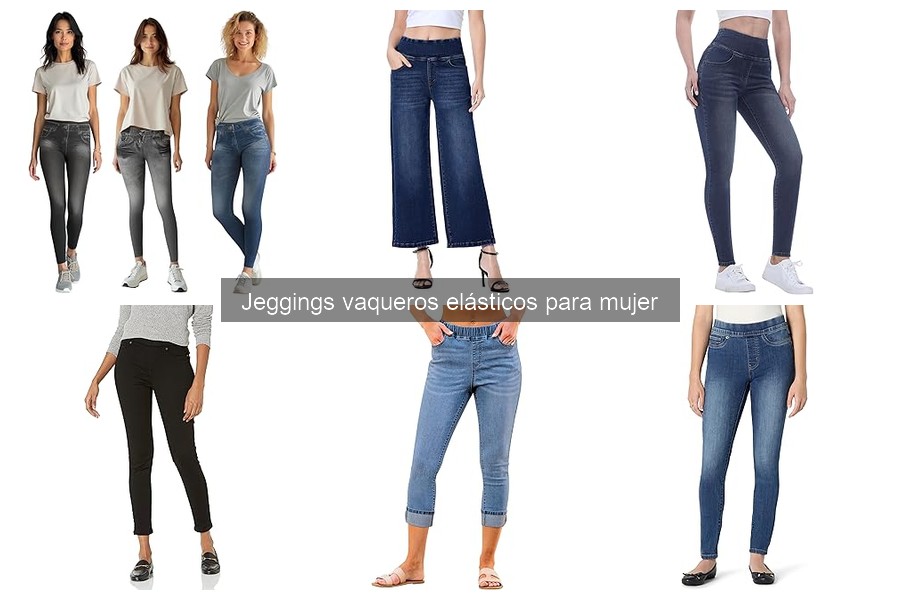 Tendencias en jeggings vaqueros elásticos para mujer 2023
