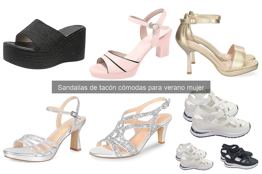 Tendencias en sandalias de tacón cómodas para verano 2023