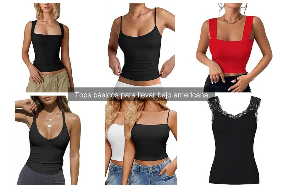 Tendencias en Tops Básicos para Llevar Bajo Americana