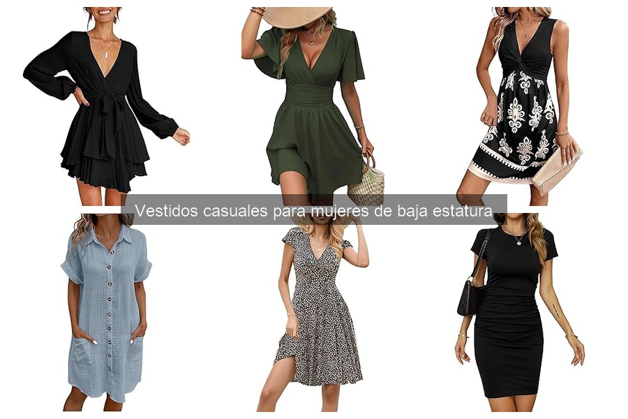 Tendencias en Vestidos Casual para Mujeres Bajas 2023