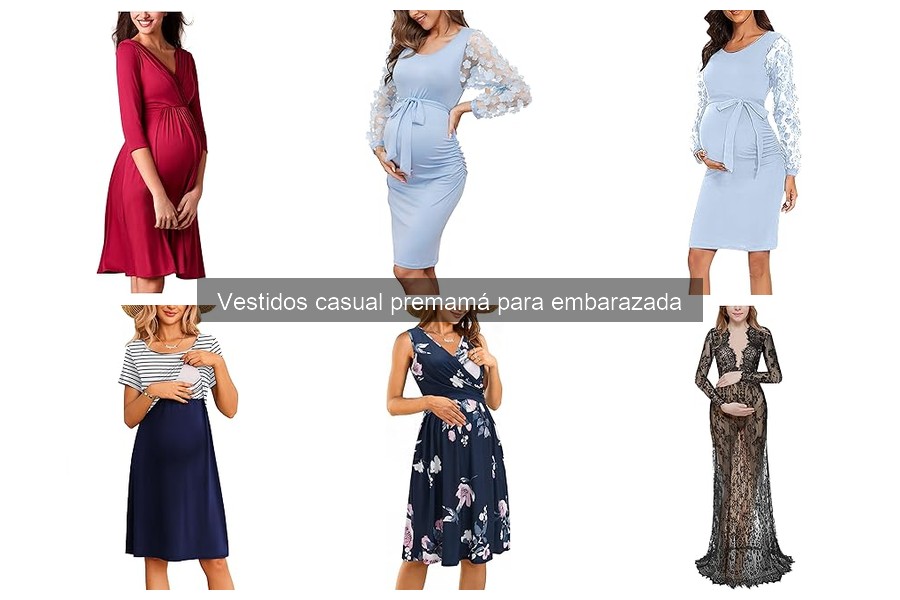 Tendencias en vestidos casual premamá para embarazadas