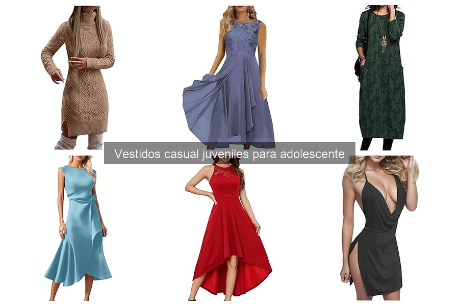 Tendencias en vestidos casuales para adolescentes 2023