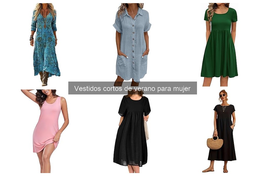 Tendencias en vestidos cortos de verano para mujer 2023