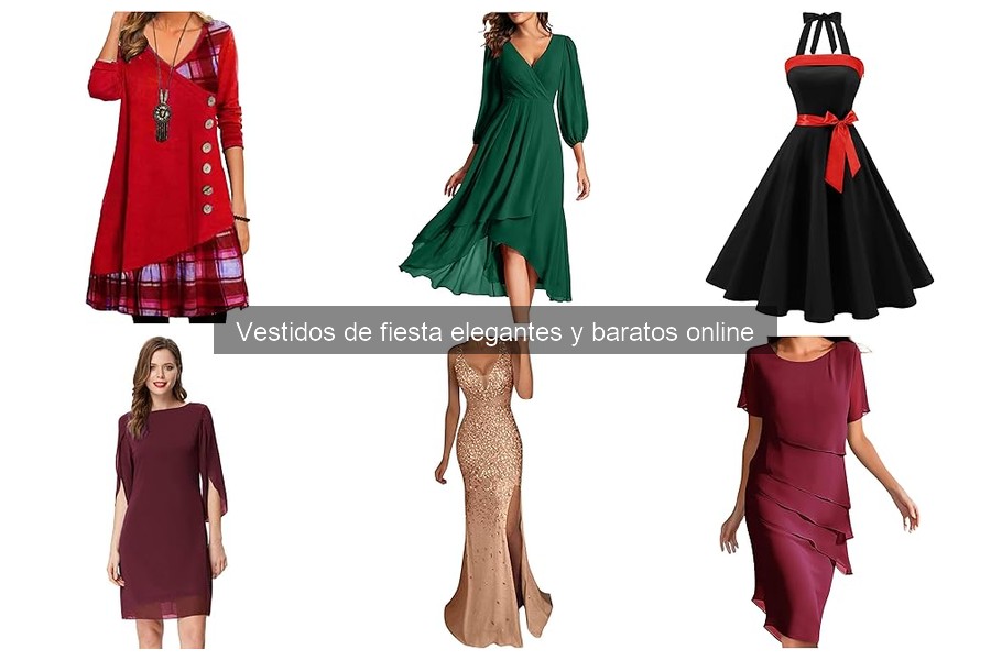 Tendencias en Vestidos de Fiesta Elegantes y Baratos