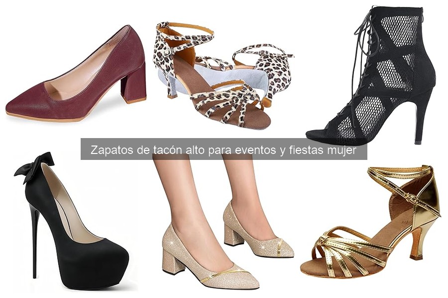 Tendencias en zapatos de tacón alto para eventos de mujer