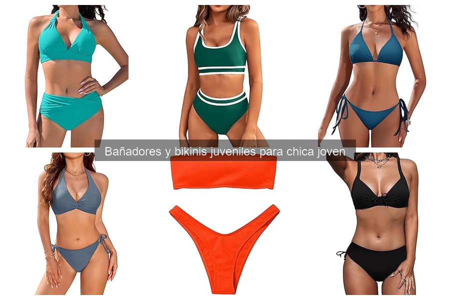 Tipos de bañadores y bikinis juveniles para chicas