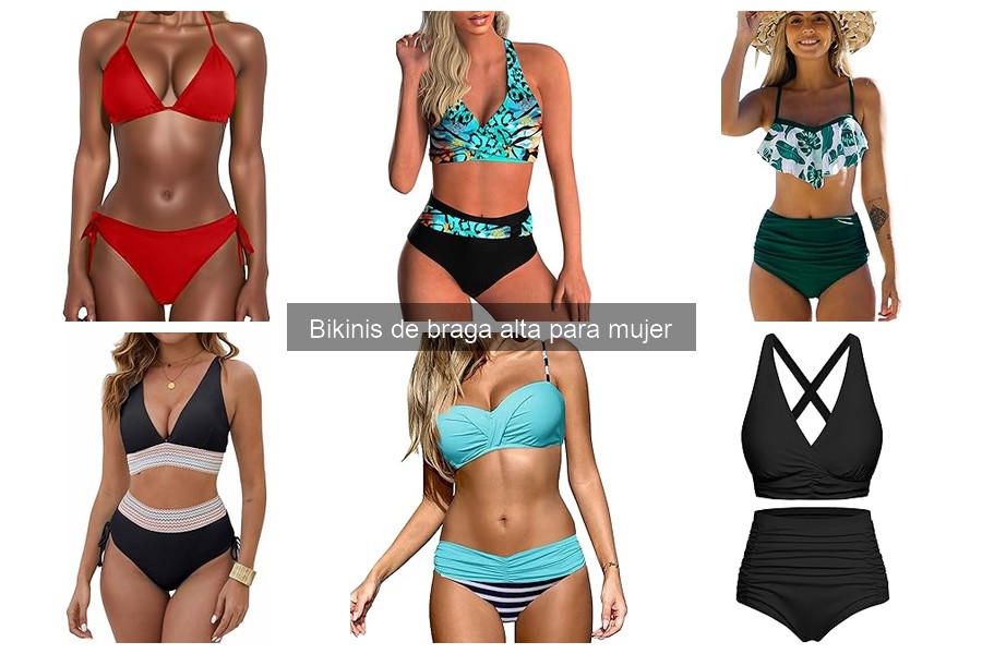 Tipos de bikinis de braga alta para mujer: guía completa