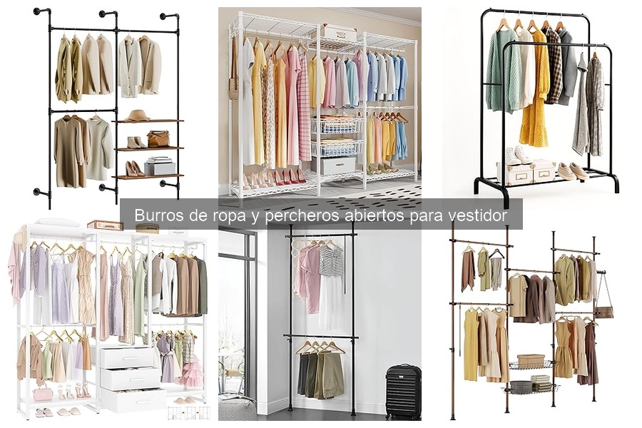 Tipos de burros de ropa: guías y ventajas para tu vestidor