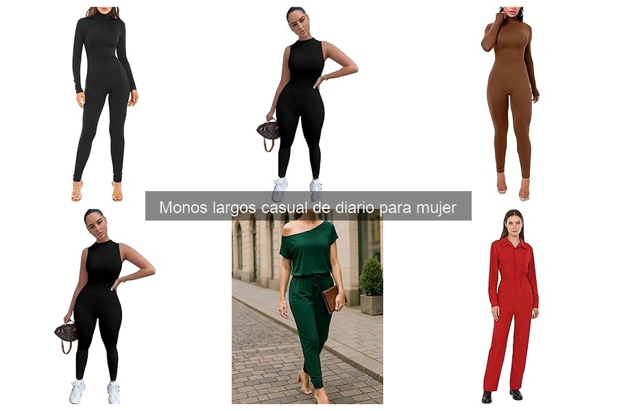 Tipos de monos largos casuales para mujer: guía completa
