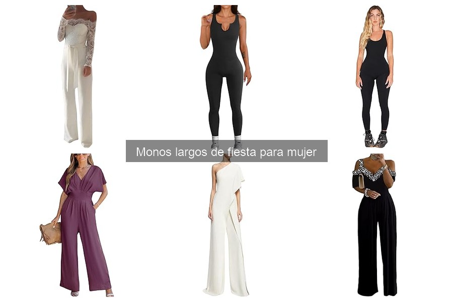 Tipos de monos largos de fiesta para mujer: ¡Descubre los estilos!