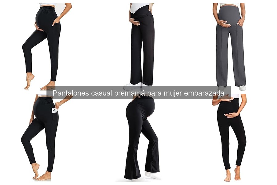 Tipos de pantalones casual premamá para cada etapa del embarazo